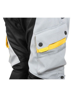 Spodnie motocyklowe damskie tekstylne Touratech Companero World Traveller szare