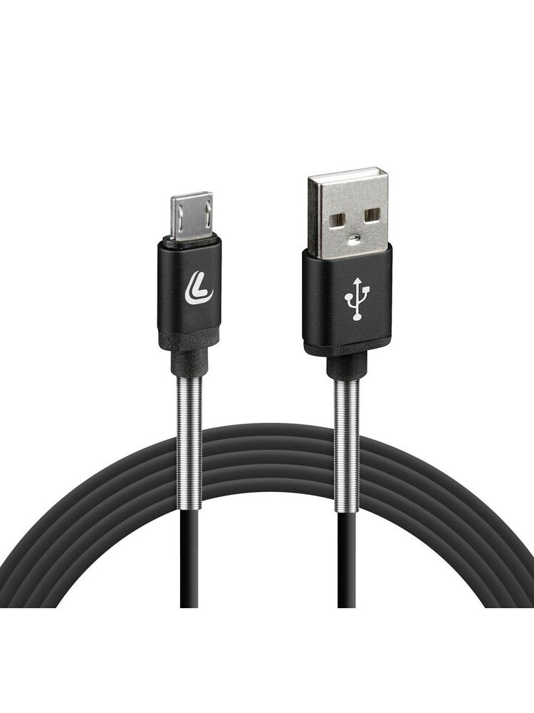 Kabel USB Lampa z wyjściem micro USB 100 cm czarny