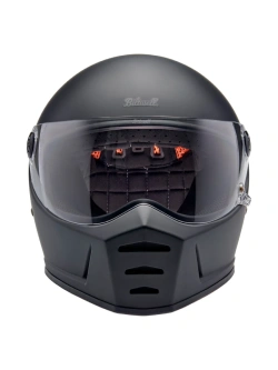 Kask integralny Biltwell Lane Splitter Flat czarny matowy