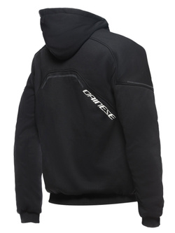 Bluza motocyklowa z kapturem Dainese Daemon-X Safety zapinana na zamek, czarno-biała