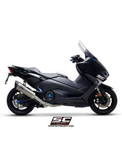 Pełny układ wydechowy 2-1, SC-Project SC1-R Titanium + Carbon - Yamaha T-MAX 530 / SX / DX / SX Sport Edition [17-19]