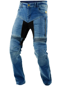 Jeansy motocyklowe Trilobite Parado Slim Fit niebieskie