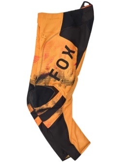 Spodnie cross dziecięce Fox 180 Kairos Tangerine czarno-pomarańczowe