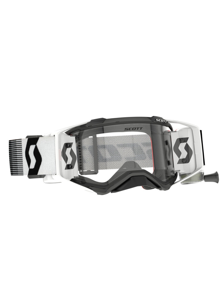 Gogle motocyklowe Scott Prospect WFS z przeźroczystą szybą czarno-białe