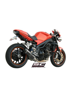 Tłumik owalny (Niska pozycja) SC-Project do Triumph SPEED TRIPLE 1050 [05-06]