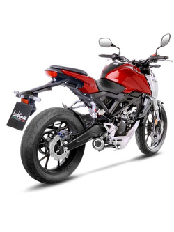 Pełny układ wydechowy LeoVince LV-10 BLACK EDITION [Stainless Steel] do Honda CB 125 R Neo Sports Cafe [18-20]