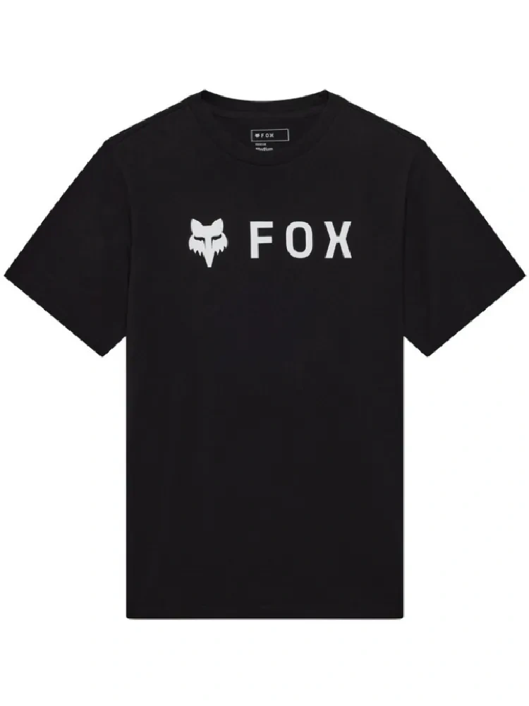 Koszulka z krótkim rękawem FOX Absolute 195 czarno-szara