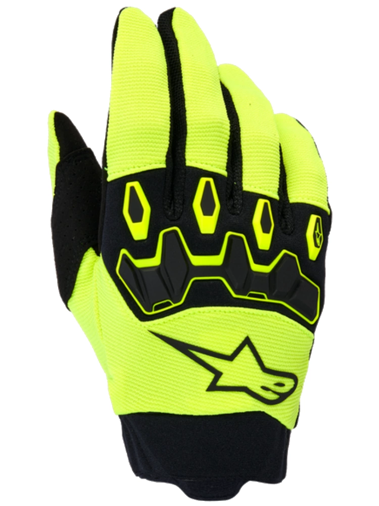 Rękawice cross dziecięce Alpinestars MX Full Bore V2 czarne-fluo