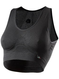 Koszulka termoaktywna na ramiączkach SIXS 4-Season damska czarna