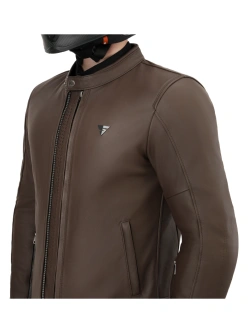 Kurtka motocyklowa skórzana Shima Hunter 3.0 brązowa