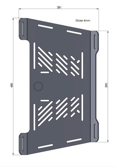 Poszerzenie bagażnika Hepco&Becker BMW R 1250 GS [18-23]