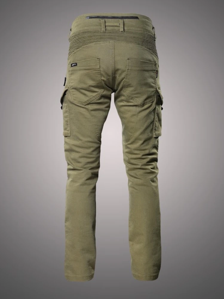 Jeansy motocyklowe 4SR Tourismo zielone