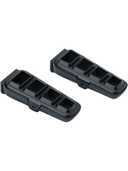 Podnóżki Dillinger czarne + adaptery 8924 Kuryakyn do Harley Davidson (Wybrane modele)