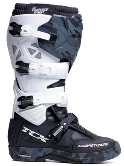 Buty enduro TCX Comp Evo 2 Michelin czarno-białe-camo