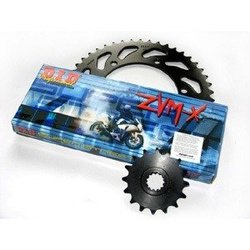 HONDA CB 500R/ S zestaw napędowy  DID525 ZVMX ZŁOTY SUPER STREET(X-ring hiper-wzmocniony) zębatki SUNSTAR 