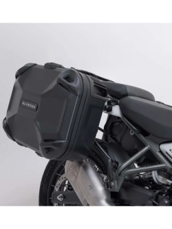 Zestaw: kufry boczne DUSC L + kufer centralny DUSC XL + stelaże SW-Motech Royal Enfield Himalayan 450 (23-) [poj.: 1 x 55l + 2 x 41l]