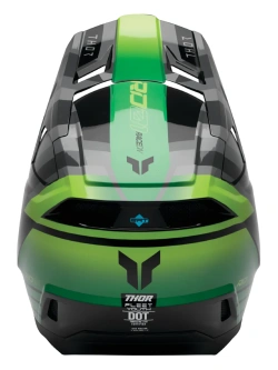 Kask enduro Thor Youth Fleet szaro-zielony