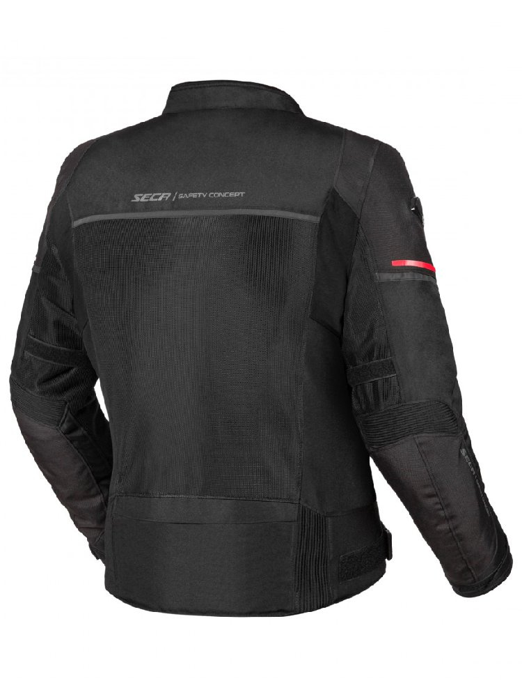 Kurtka motocyklowa tekstylna Seca Stream Evo czarna