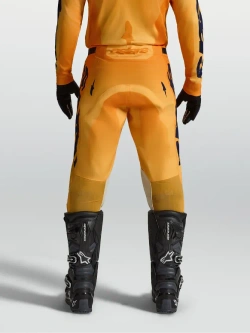 Spodnie cross Alpinestars MX Racer Amber pomarańczowo-złoto-niebieskie