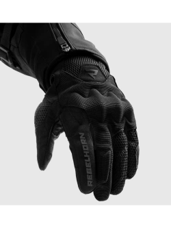 Rękawice motocyklowe letnie damskie Rebelhorn Core czarne