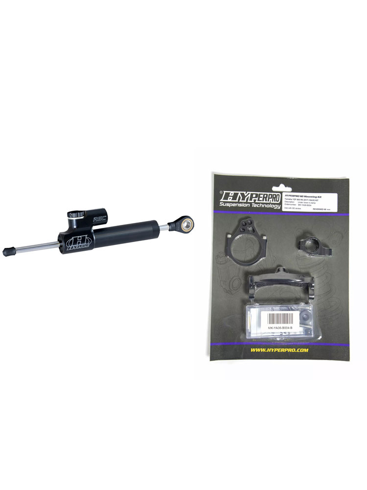 Zestaw: Amortyzator skrętu Hyperpro RSC - progresywny odwrócony [68 mm] + zestaw mocujący Yamaha YZF-R6 (17-20)