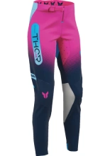 Spodnie cross damskie Thor Sportmode Merge granatowo-różowe
