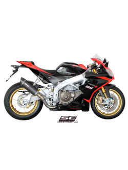 Tłumik SLIP-ON MATT CARBON OVAL SC-Project do Aprilia RSV4 FACTORY /R/ APRC 09-14