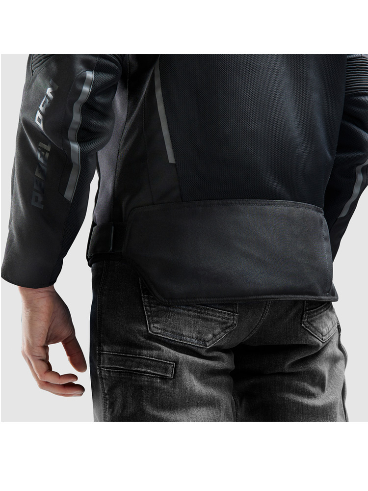 Kurtka motocyklowa tekstylna Rebelhorn Vandal Mesh czarna