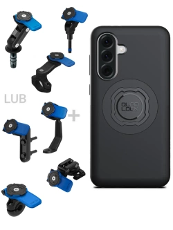 Zestaw na motocykl: etui MAG na telefon Samsung Galaxy A36 (magnetyczne) + mocowanie Quad Lock