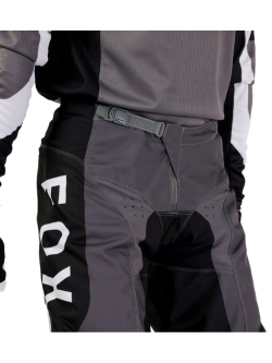 Spodnie cross dziecięce Fox 180 Nitro Junior czarno-biało-szare