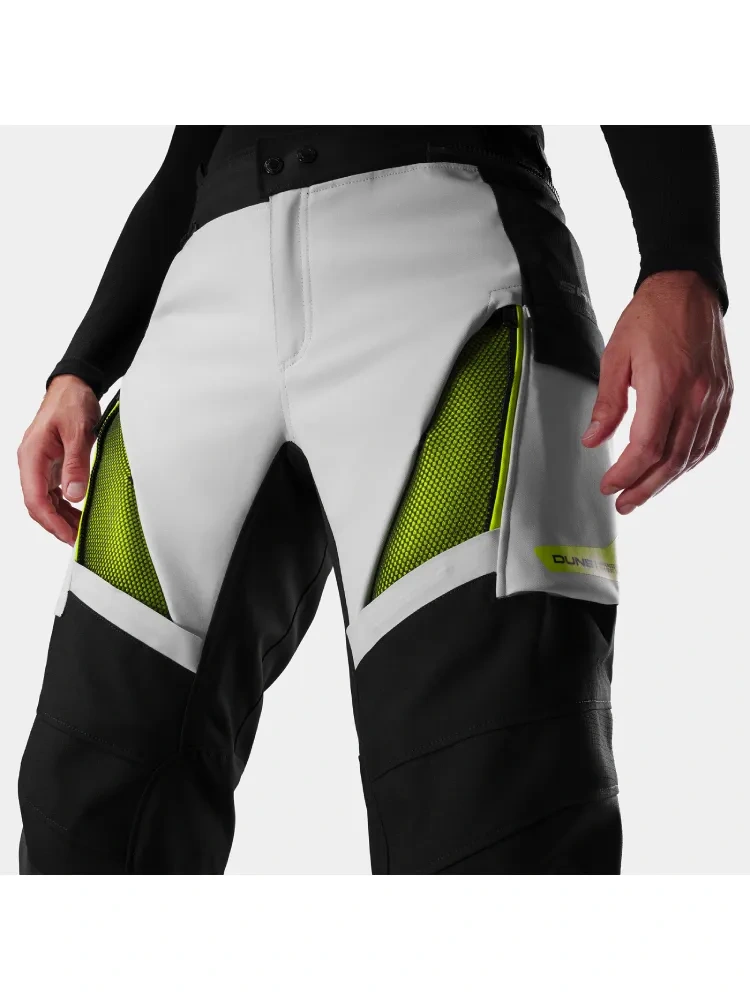 Spodnie motocyklowe tekstylne Shima Dune 2.0 G2 czarno-białe-fluo