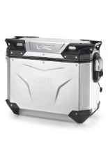 Kufer boczny GIVI Trekker Outback Evo Smart 48 aluminiowy, anodyzowany [na lewą stronę; poj.: 48 l; bez wkładki SLR]
