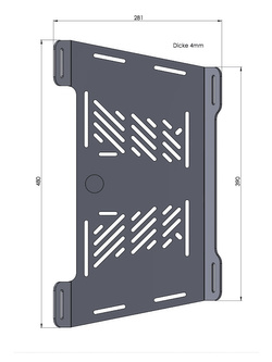 Poszerzenie bagażnika Hepco&Becker Triumph Tiger 1200 Rally Explorer / GT Explorer (22-)