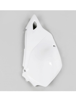 Osłona boczna tylna prawa UFO do Suzuki DRZ 400E (00-) biała