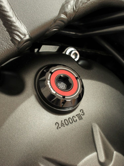 Korek wlewu oleju M27x3 GILLES aluminiowy czarny