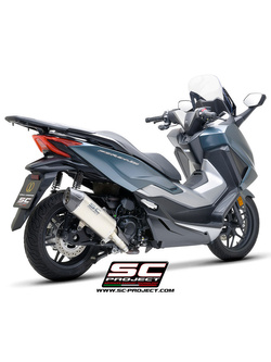 Tłumik motocyklowy SC-Project X-Plorer II GT Honda Forza 350 (21-24) tytan