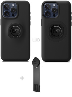 Zestaw: etui na telefon iPhone 15 Pro Max + adapter do statywu Quad Lock