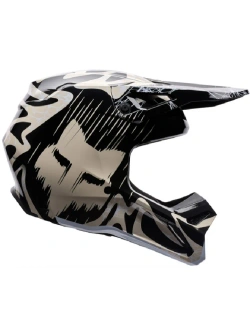 Kask enduro dziecięcy Fox V1 Diffuse czarno-brązowy