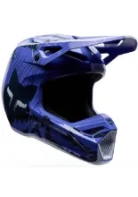 Kask enduro dziecięcy Fox V1 Diffuse czarno-fioletowy
