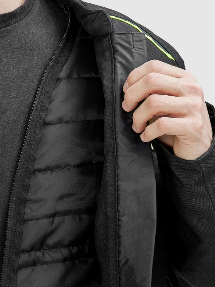 Kurtka motocyklowa tekstylna Ozone Neo czarno-żółta