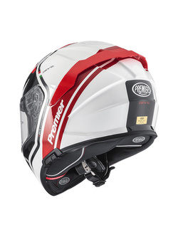 Kask integralny Premier Devil PH2 biało-czerwono-szary