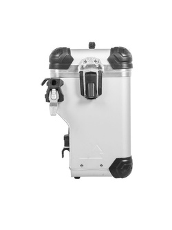 Zestaw: kufry boczne z anodowanego aluminium srebrne Zega Evo X + stelaże srebrne Touratech Yamaha Tenere 700/ World Raid (2 x 38l)