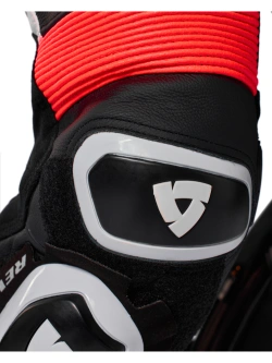 Kombinezon motocyklowy damski jednoczęściowy REV’IT! Xena 4 biało-fluo czerwony