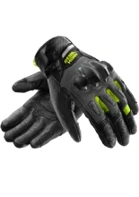 Rękawice motocyklowe Rebelhorn Defender czarno-szare-fluo