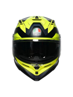 Kask integralny AGV K7 Glimpse czarno-żółty