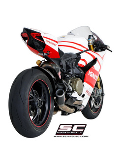 Kompletny układ wydechowy SC Project (siatka tytanowa na wylocie tłumika) do Ducati PANIGALE 1199 / S / R [12-16]