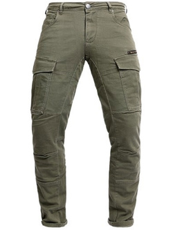 Spodnie motocyklowe tekstylne John Doe Cargo Stroker oliwkowe