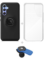 Zestaw: etui na telefon Samsung Galaxy A54 + wodoodporny pokrowiec + uchwyt kulowy Quad Lock