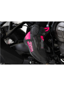 Buty motocyklowe damskie Shima Edge Vented czarno-różowe