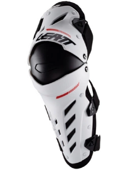 Ochraniacze kolan i ortezy dziecięce Leatt Knee&Shin Dual Axis biało-czarne